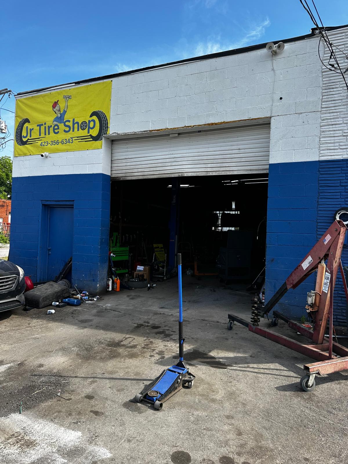 Jr Tire Shop storefront in Chattanooga, TN